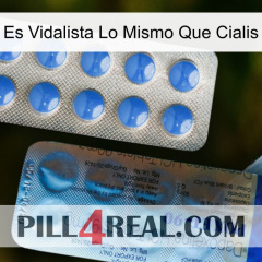 Is Vidalista The Same As Cialis 40